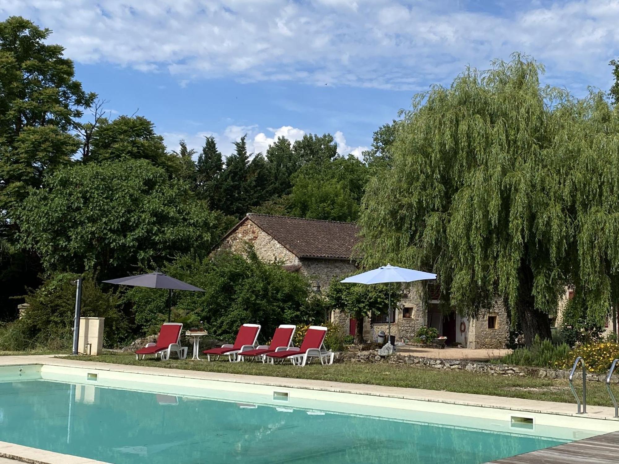Sfeervol Vakantiehuis Op Landgoed Aan De Dordogne Villa Prudhomat Exterior foto